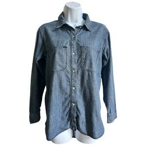 Madewell Women’s Button Down Farmcore Chambray Shirt